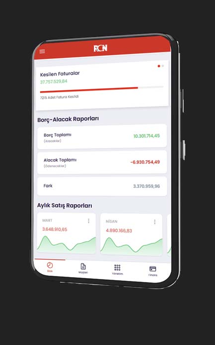 RCN Yazılım - Mobil ERP Uygulama Projesi