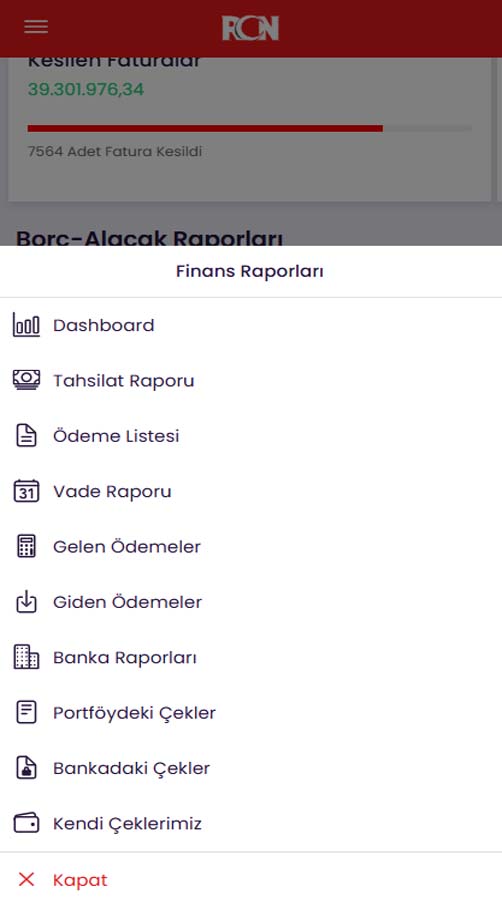 RCN Mobil Uygulama Ekran Görüntüsü 3