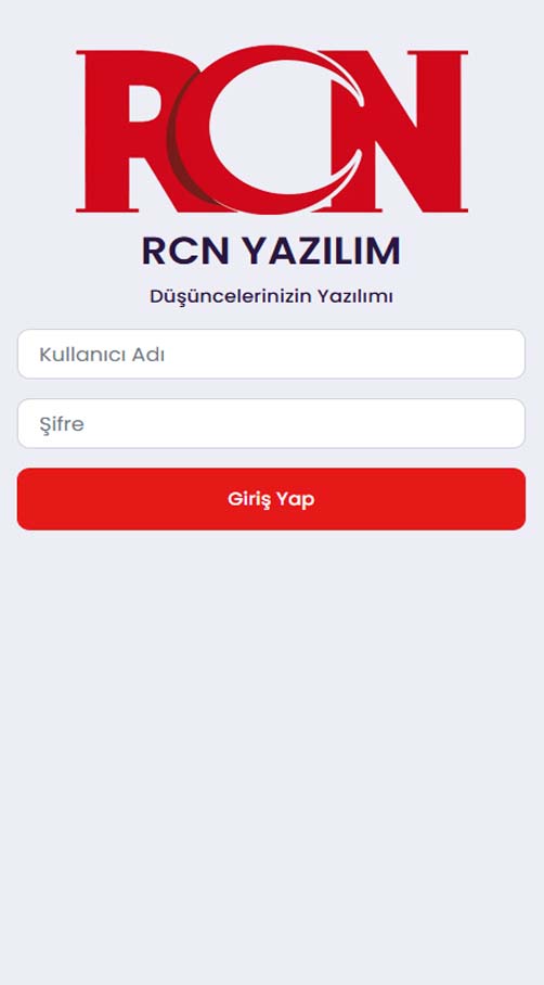 RCN Mobil Uygulama Ekran Görüntüsü 1